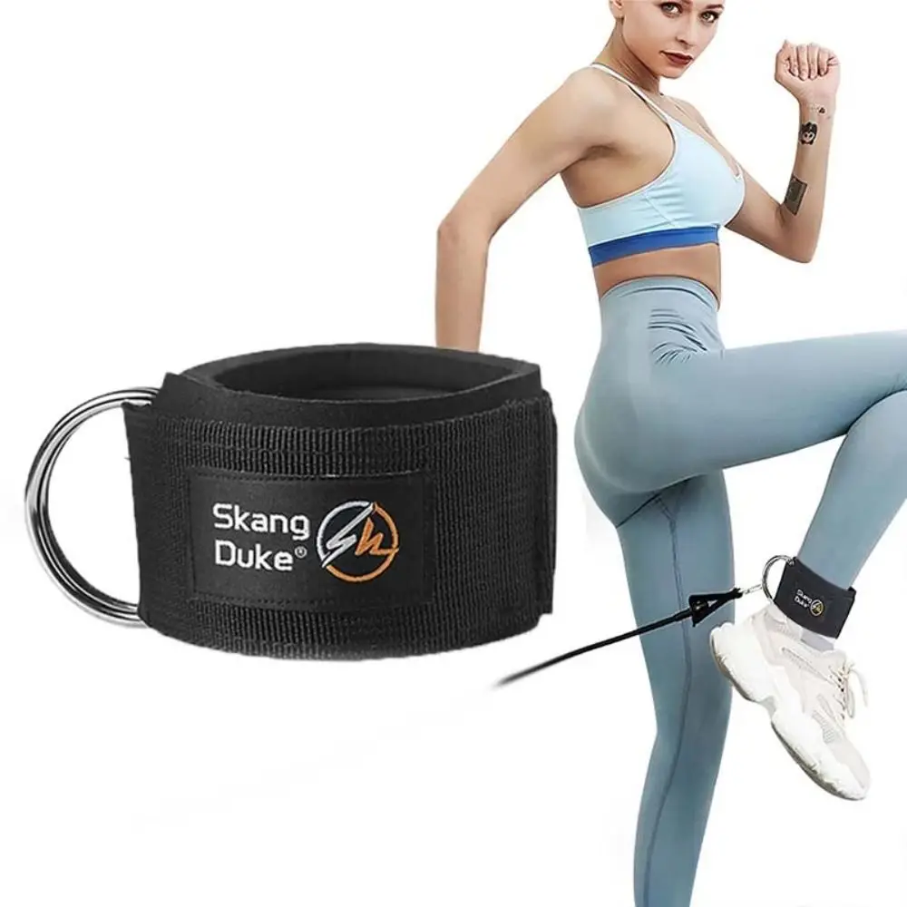 1 Pair Adjustable Fitness Training Ankle Buckle Ankle Guard Compression Adjustable Fitness Ankle Straps Double Foot Strap