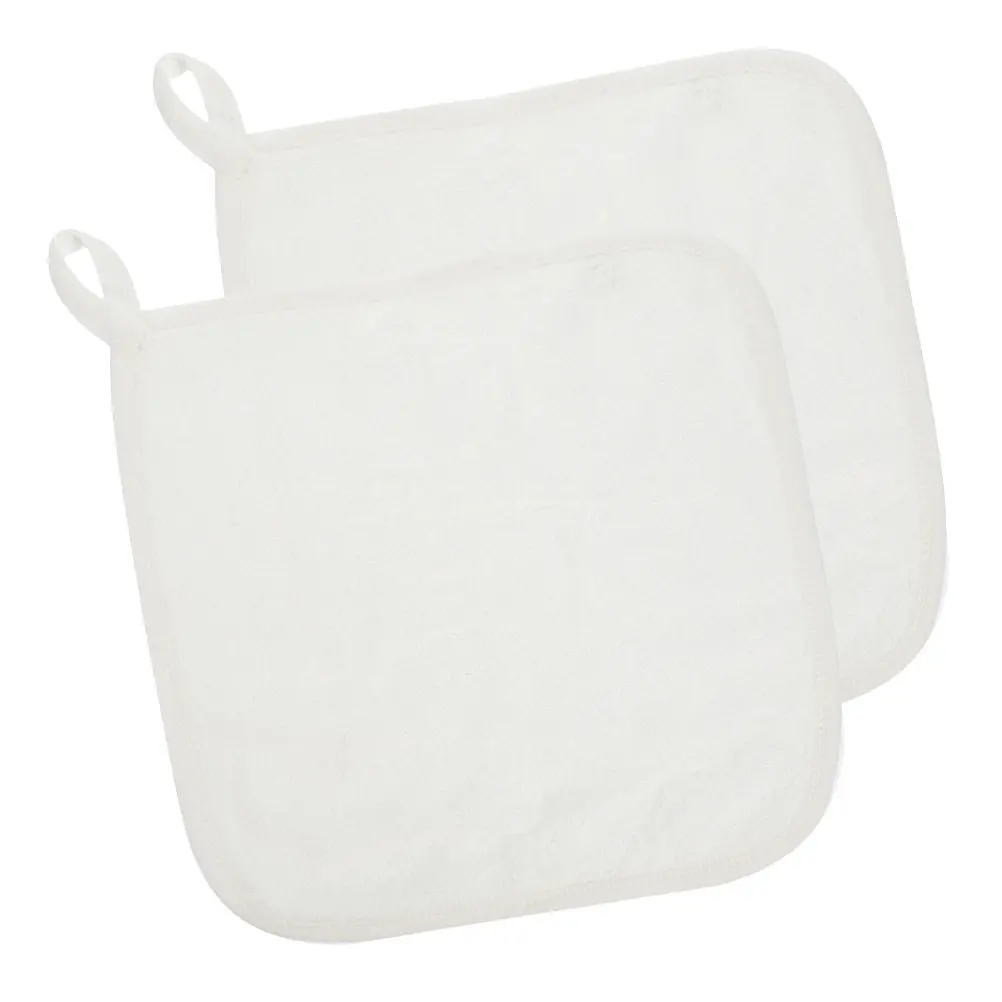 2Pcs Baby Towels Newborn Washcloths Soft Breathable Water Absorbent Burp Cloth Face Towel for Toddlers Household Use