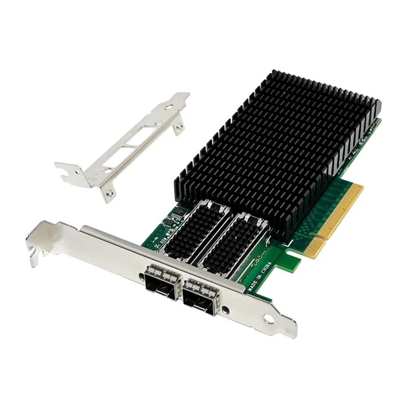 Pcie X8 X-4 Dual-Port 25G Sfp28 Fiber Optic Network Card Dual-Port 10G Network Adapter Card