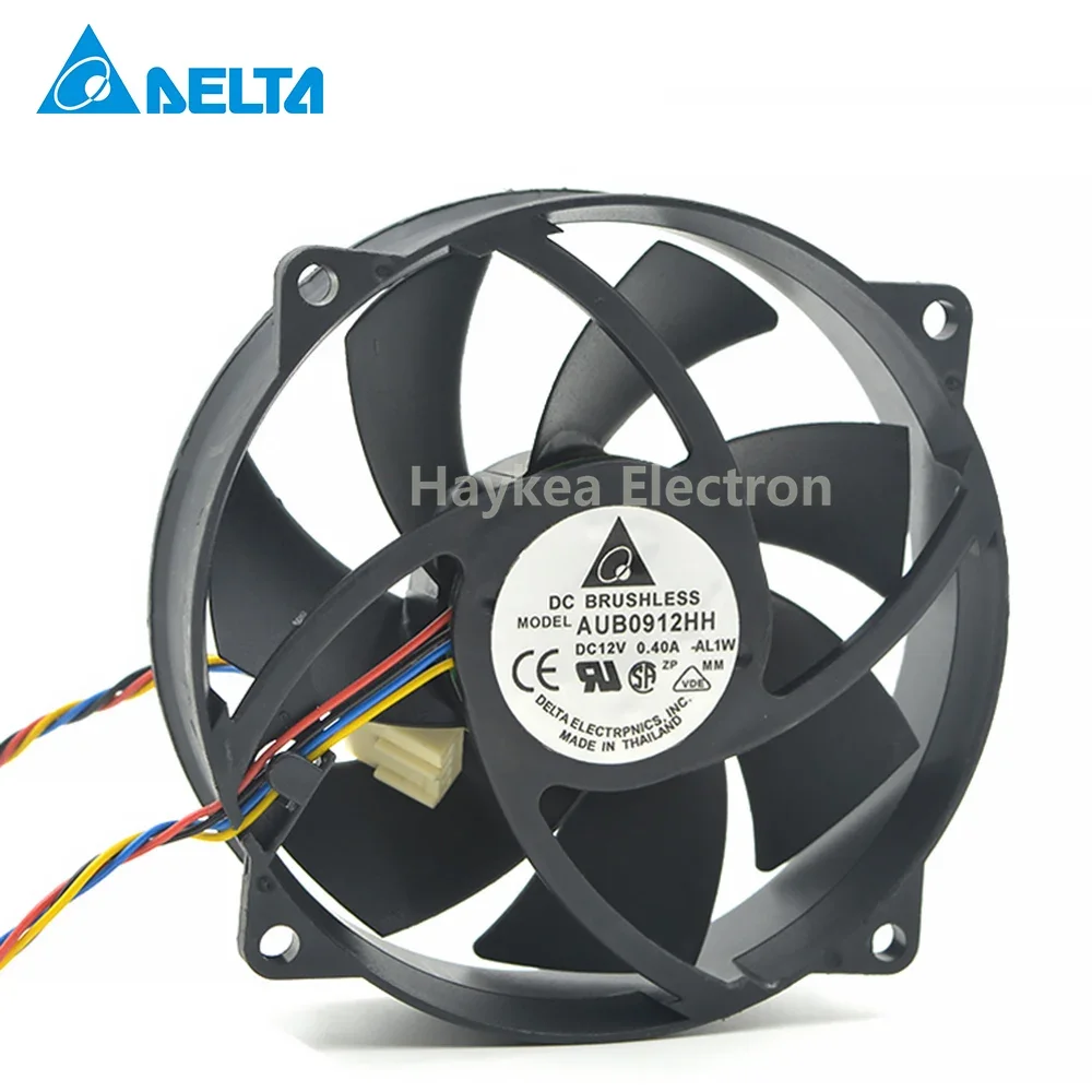 Ventilateur de refroidissement pour processeur delta AUB0912HH 9025, original, 9cm, 90mm, DC 12V, 0,40 A