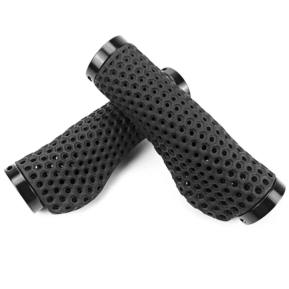 3D Printed Motorcycle Handlebar Grip Non-Slip Cycling Grip Protector Shock Absorption MTB Cycling Handle for Scooter Bicycle