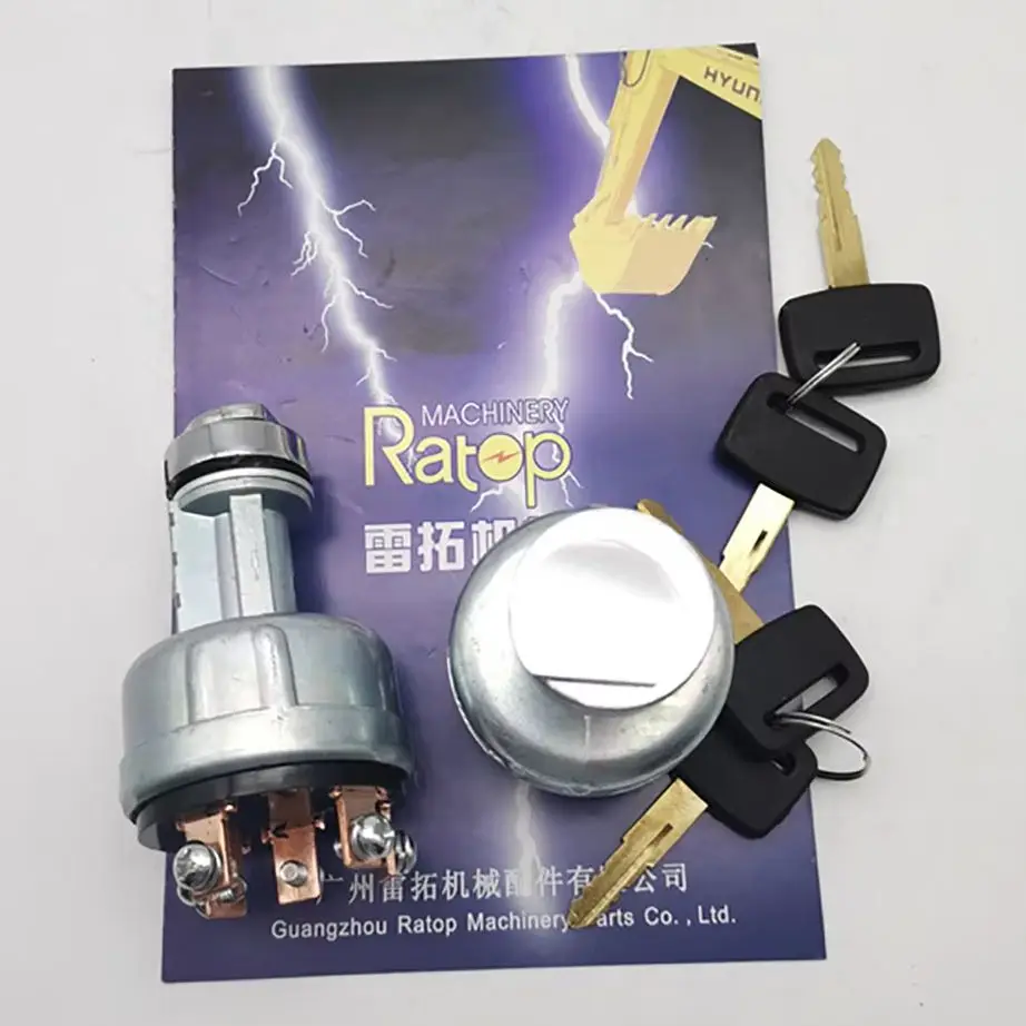 

Хорошее качество, 1 шт. PC200-7 PC350-7 PC400-8, пусковой переключатель зажигания 08086-20000 22B-06-11910