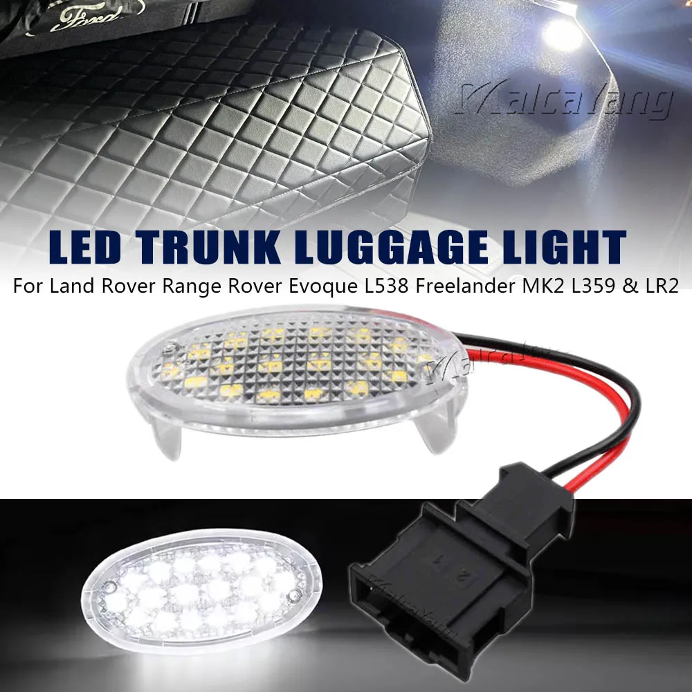 White LED Trunk Luggage Compartment Lights LR000754 1PCS For Land Rover Freelander 2 LR2 Range Rover Evoque L538