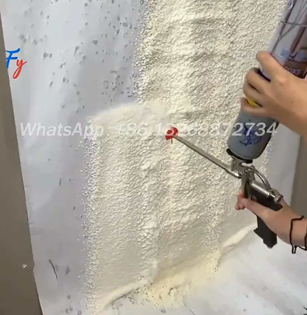 Polyurethane Foam Spray Nozzle spray gun, Fan Shaped Spray Convenient and Quick Styrofoam Nozzle, Glue Gun