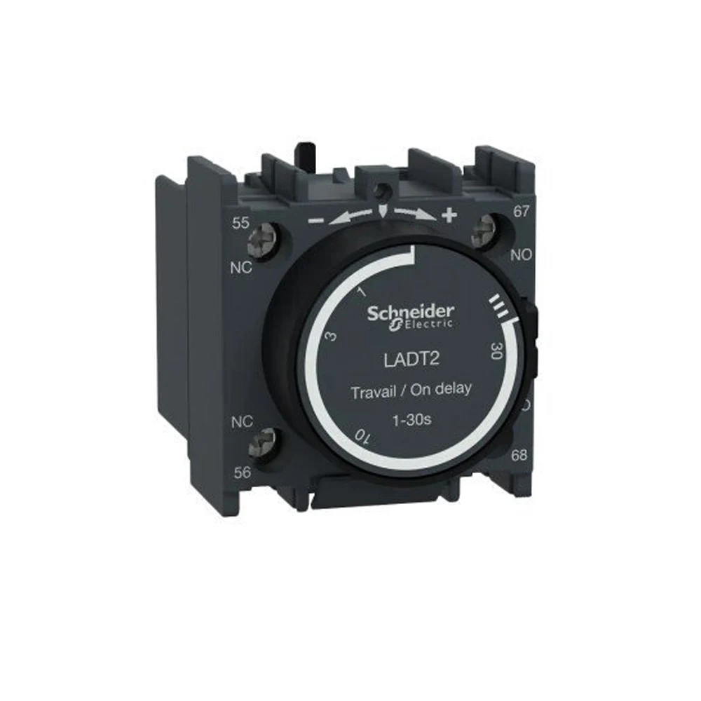 Imagem -06 - Original Novo Schneider Ladt2 130s Tempo de Atraso Bloco On-delay La-dt2 para Contator Boa Qualidade Atualização para Preto 100