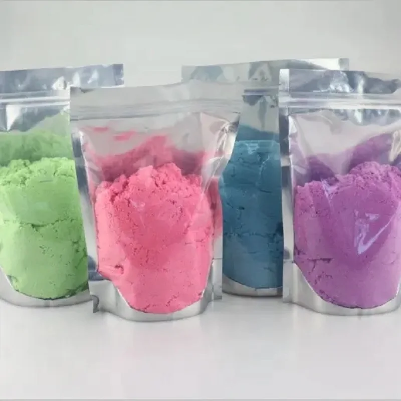 1KG DIY Kid Non-toxic Soft Slime Toy Color Space Sand Education Free Castle Mold Magic Clay SandPlay Hydrophobic Kit Party Favor