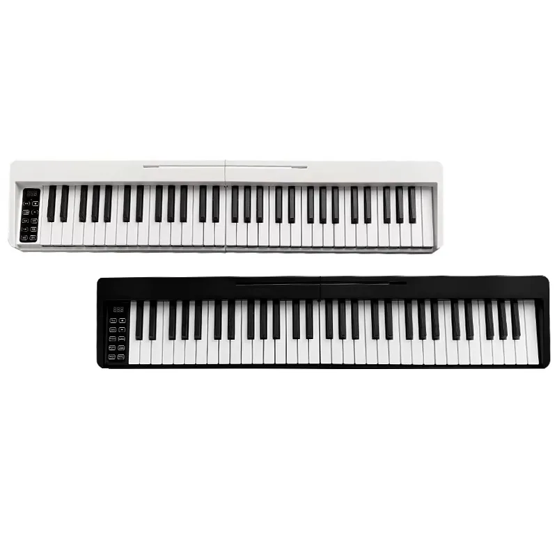 

61-Key Portable Electronic Organ Keyboard Foldable And Roll Folding Piano For Beginners For Home Practice
