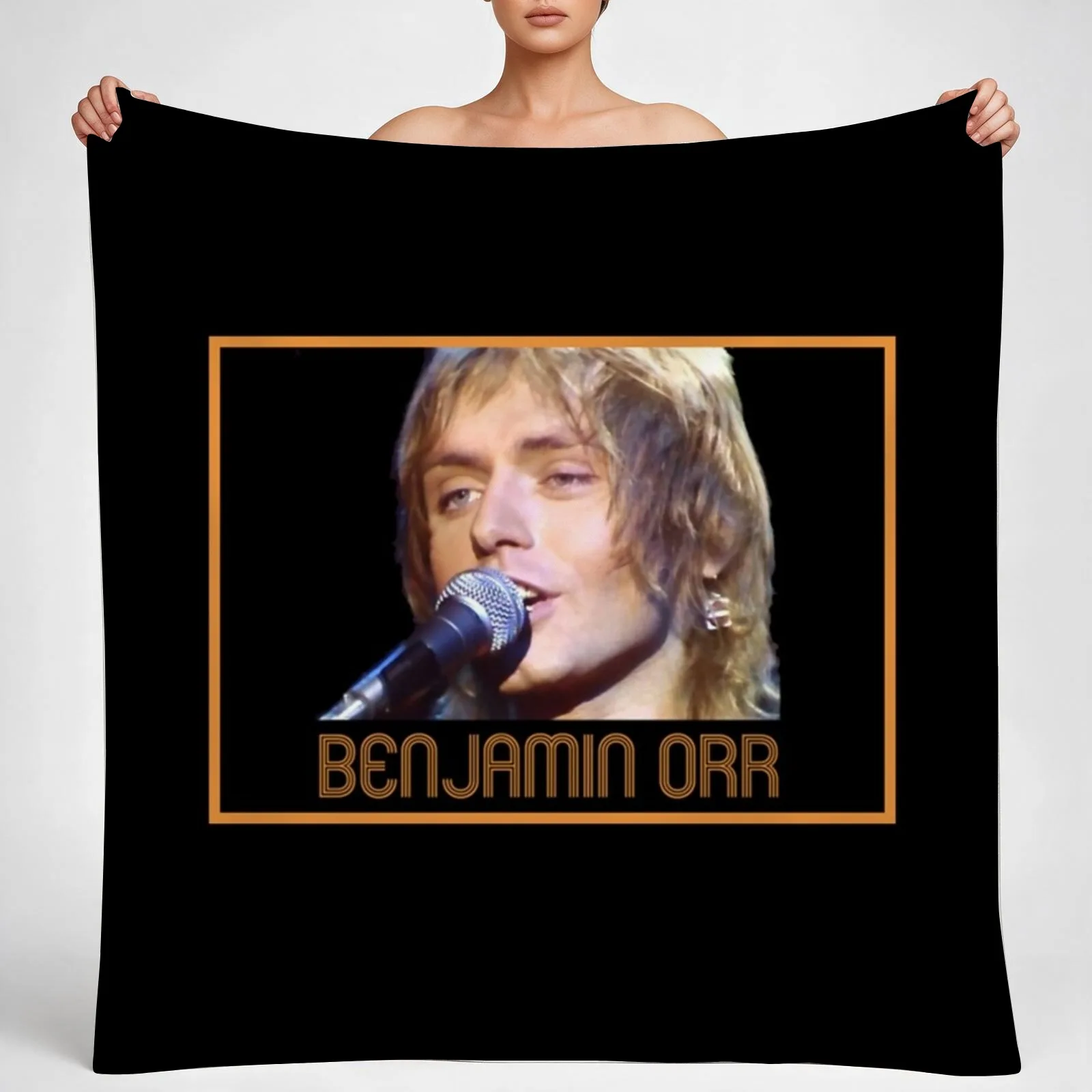 Benjamin Orr The Cars Stay the Night 70s Throw Blanket couch cozy soft plush fuzzy picnic outdoor blanket