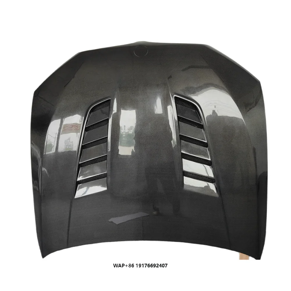 F90 M5 G30 G38 Carbon Fiber V-style Ventilation Hood Hood Body Kit forBMW 5 Series G30 G36 F90 M5