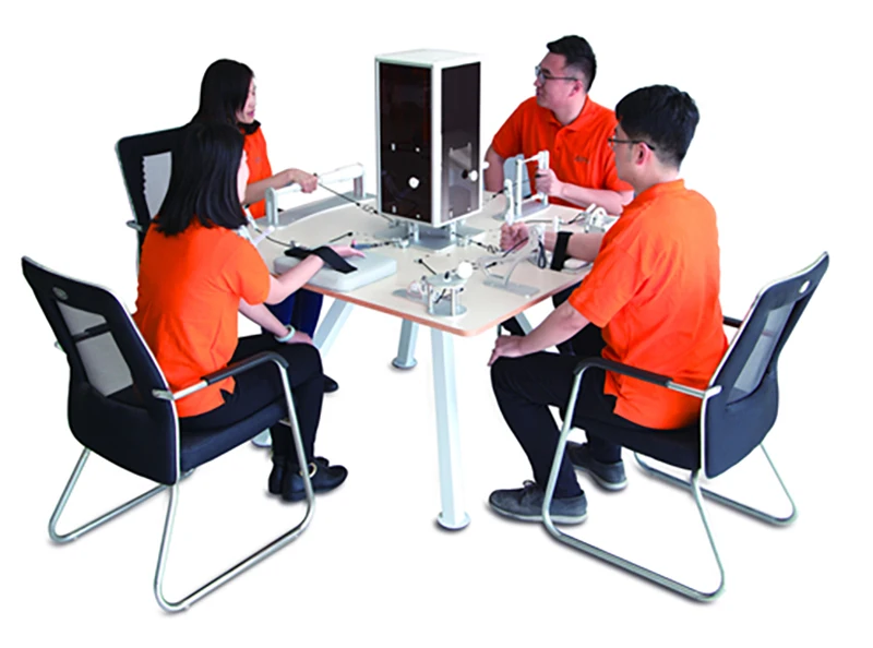 Hot sell in china 12 Action Modules Group Rehabilitation 4 People Hands Function Middle and Late Comprehensive Training Table