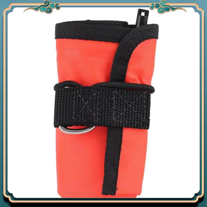 

1M Scuba Diving Surface Marker Buoy SMB Signal Tube Safety Visibility Float Signal Tube Red