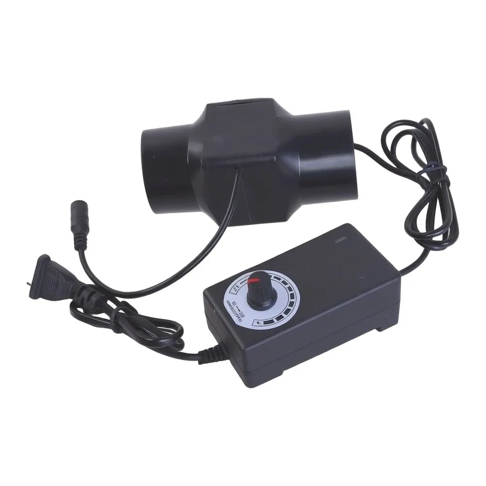 Compact 50mm Diameter 12V Duct for fan for Exhaust Use in Small Spaces Bathroom Kitchen Greenhouse 36m3/h 330Pa 38dB ABS