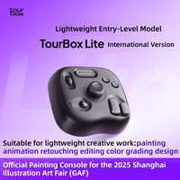 TourBox Lite Portable Bluetooth Mini Keypad-Custom Multilingual Drawing Keyboard Ergonomic Design&Software Graphic Designers