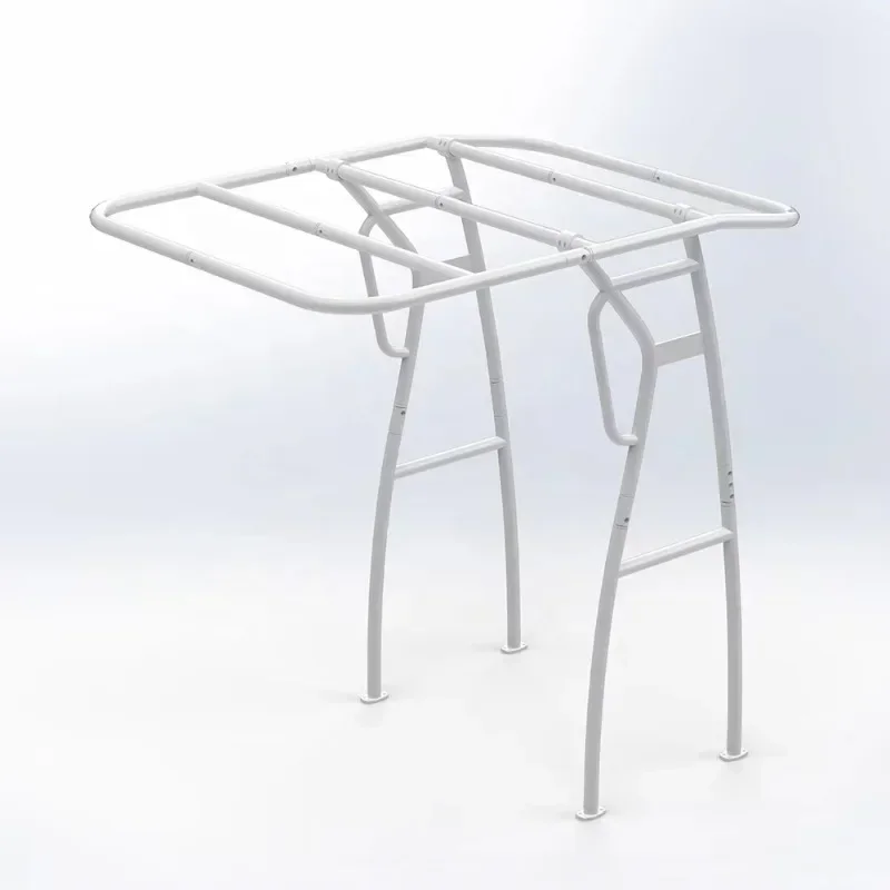 

RD510 Universal adjustable T-Top for Center Console Boats Heavy Duty Folding T Top Black White Frame canvas boat ribs Hot sales