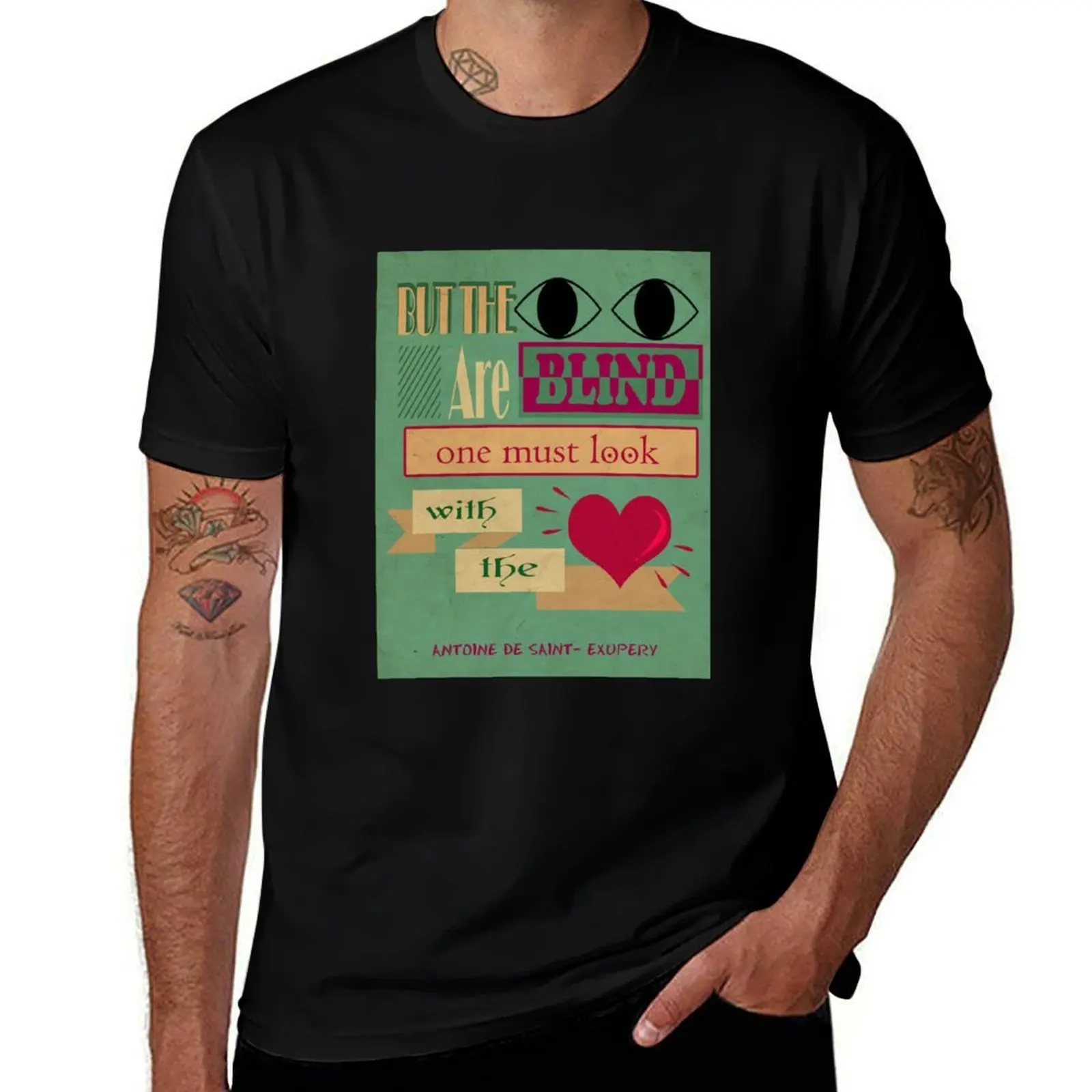 Camiseta con la cita del Principito, camiseta de hombre, camiseta de diseñador
