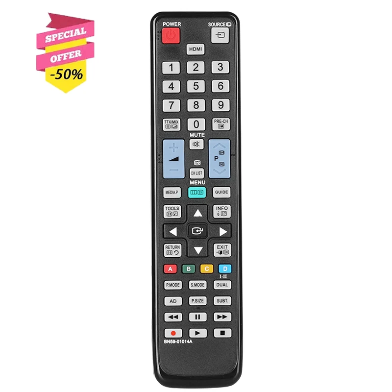 

BN59-01014A Remote Control For Samsung LED LCD Plasma TV LE46C630 LE46C570 LE46C550 LE40C630 LE40C570 LE40C550 LE37C630 LE37C570