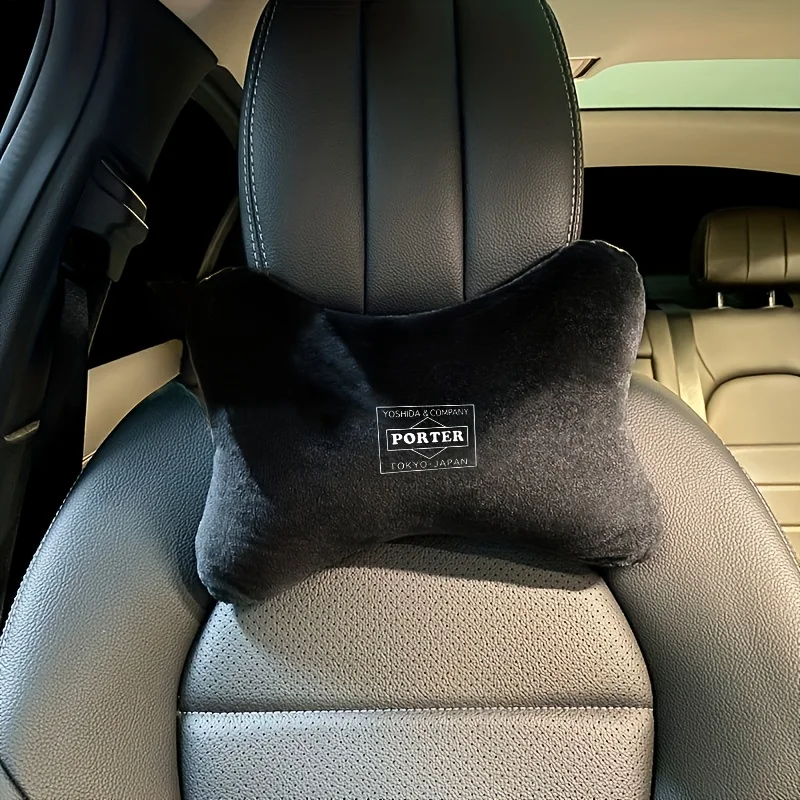 

1 YOSHIDA PORTER Yoshida Classic New Printed Car Neck Pillow - Ergonomic Memory Headrest