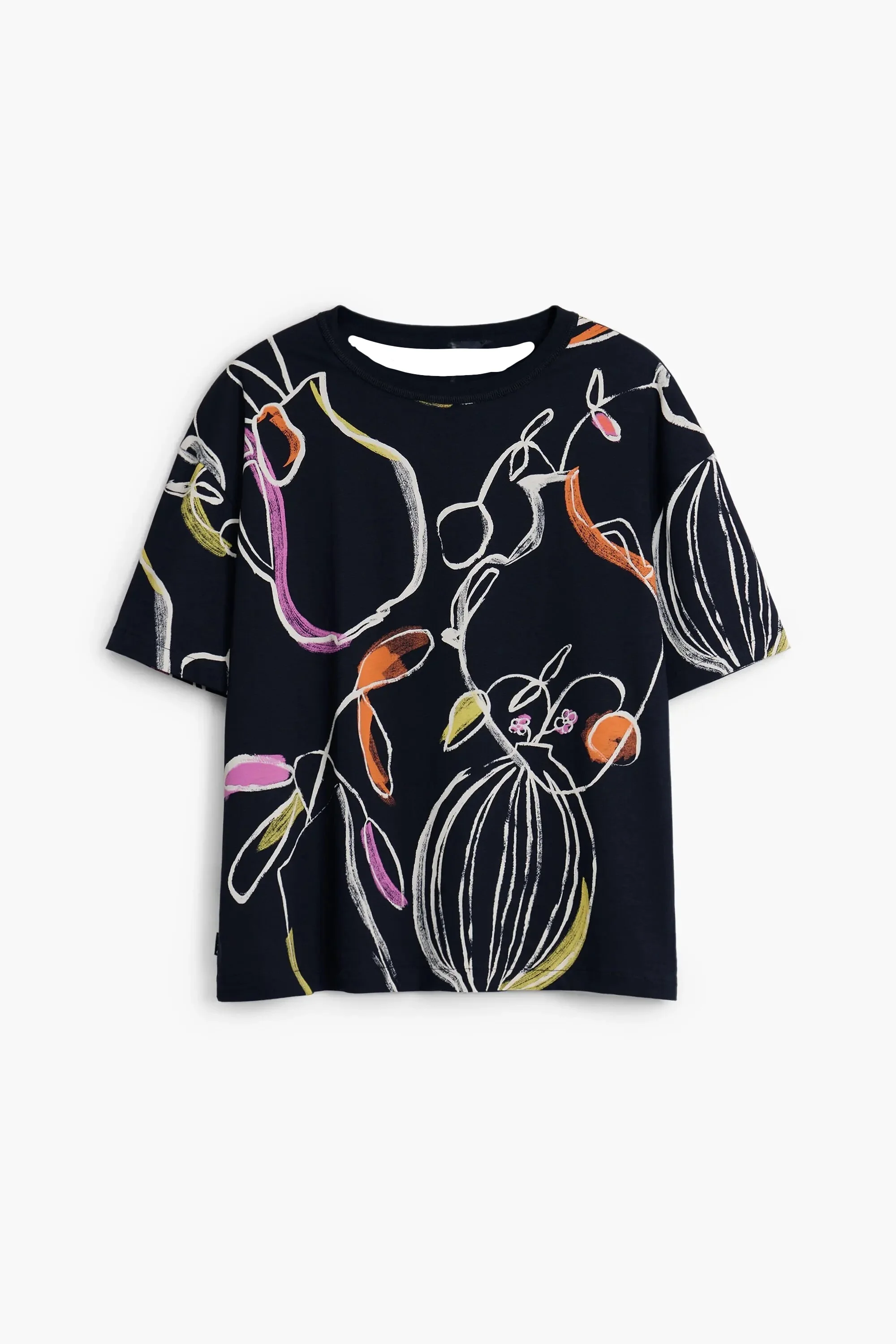 

24-25 Summer Original Design Exclusive Men and Women's Top T-shirt Wear Bohemian Style T-shirt Outside The City Street Moto Tee