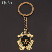 Game CS GO Medal Keychain Metal Pendant Key Chains Counter Strike Keyring For Men Jewelry Accessories Fans Gift Souvenir