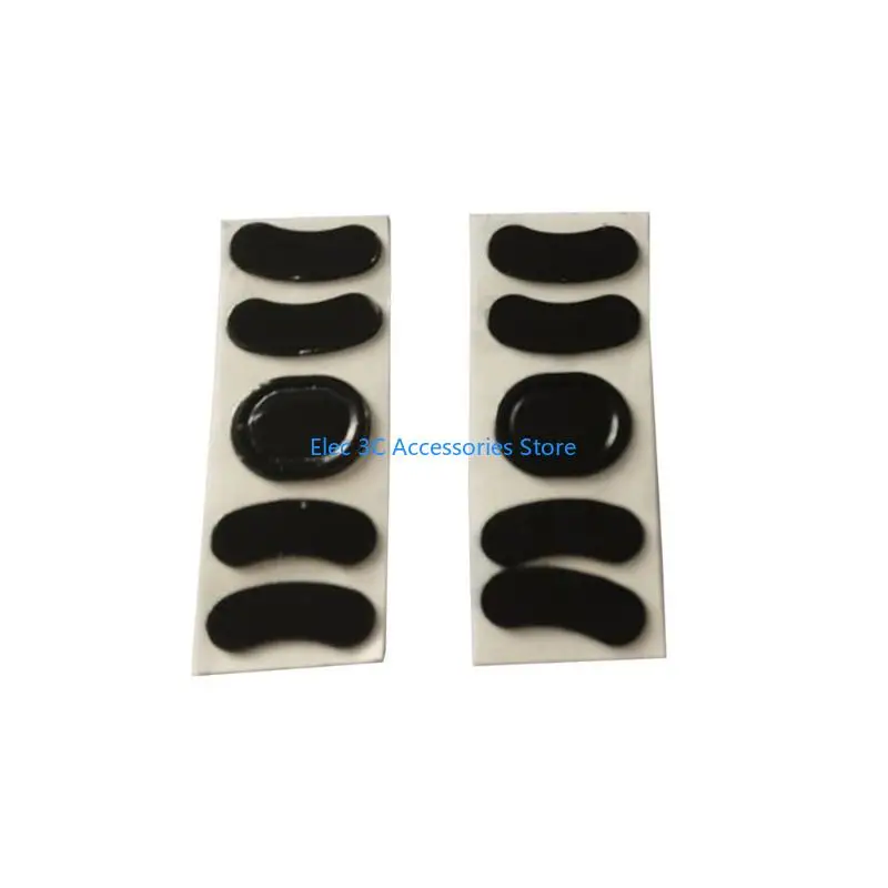 Y51A 2Sets Professional Mouse Skates Stickers Mouse Feet Pad Glides Rounded Curved Replacement for M650 /