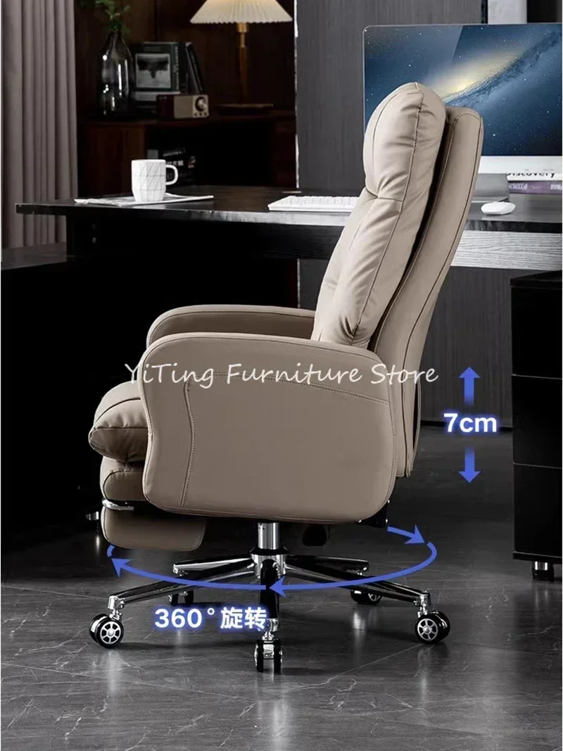 Computer Student Rotate Office Chair Boss Luxurious Adjust Gaming Chair Work Senior Silla De Escritorio Office Furniture LVOC