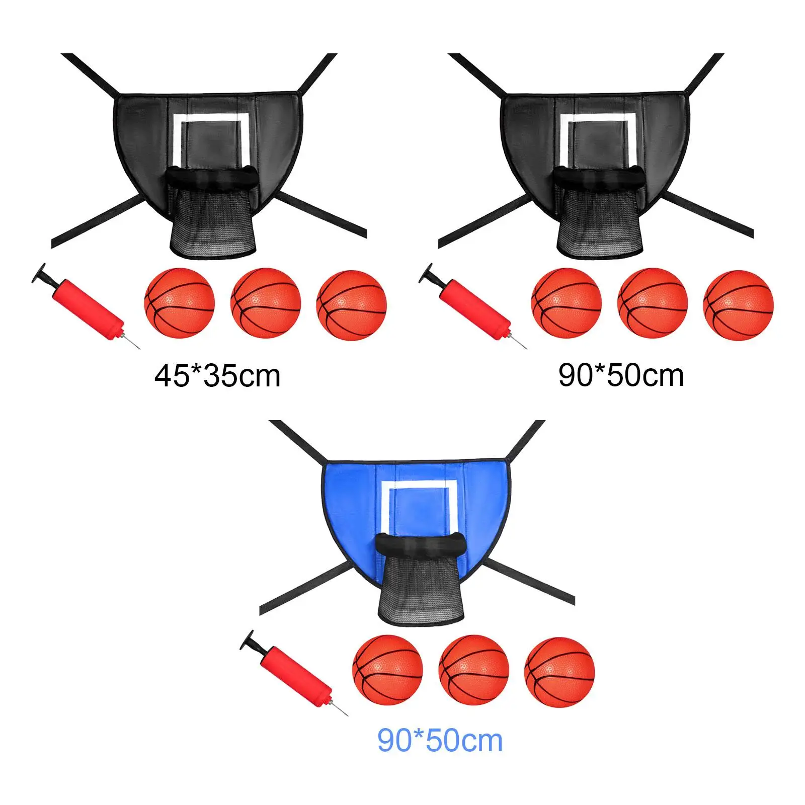 Mini Trampoline Basketball Hoop Waterproof Trampoline Attachment Accessories