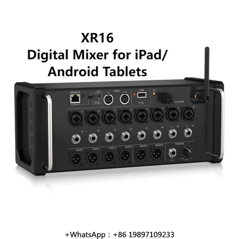 China Supplier For Performance Bars 16-Channel XR16 Professional Mixer Digital au-dio