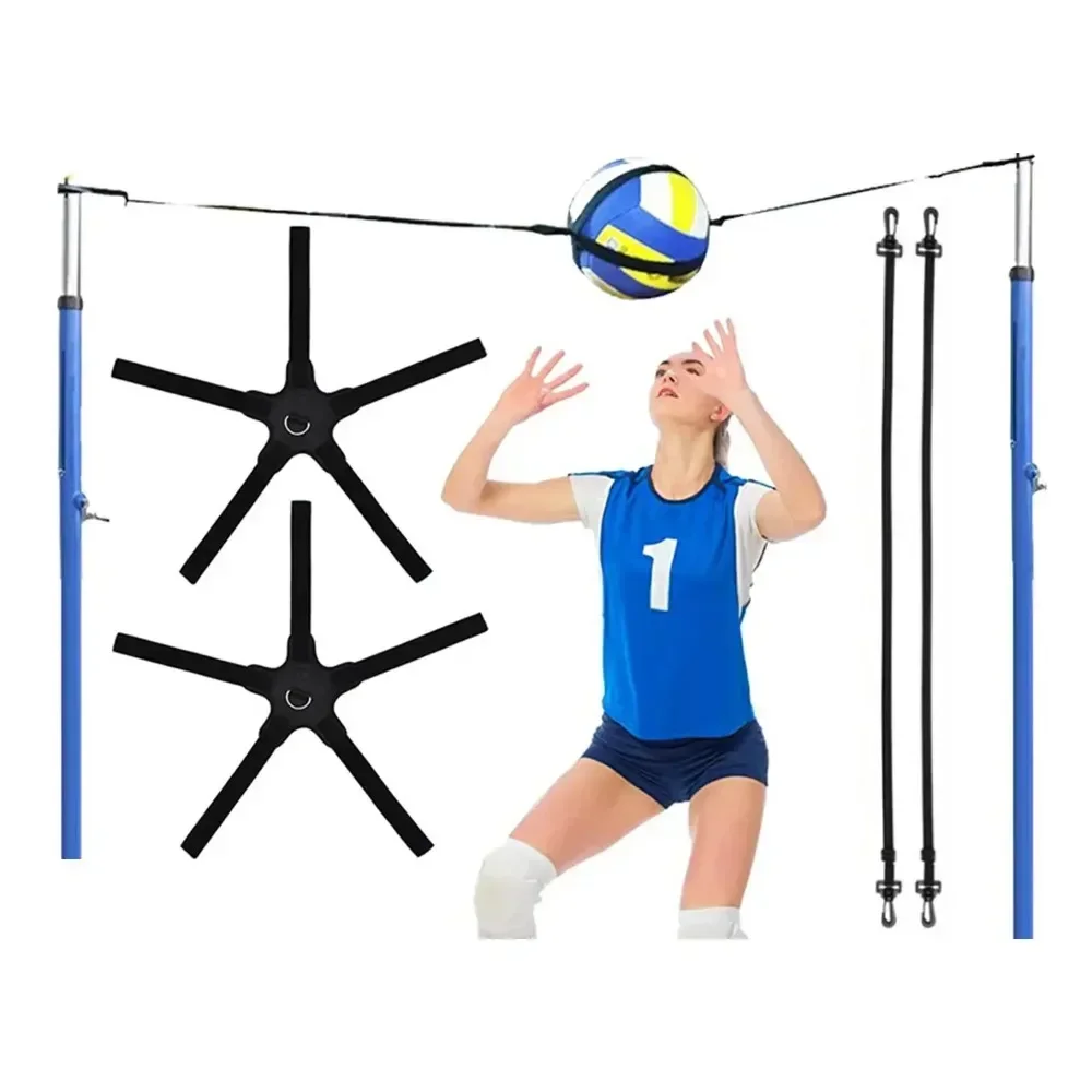 Verstelbare volleybal trainingsapparatuur Hulp volleybal trainer elastische riem voor beginners Instelling verbetert het serveren van spelen