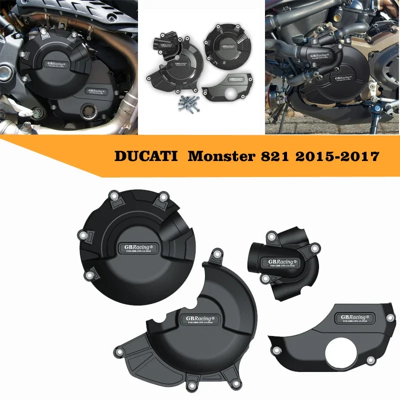 

Motorcycle Engine Cover Protection for GBRacing for Ducati MONSTER 821 2015-2017