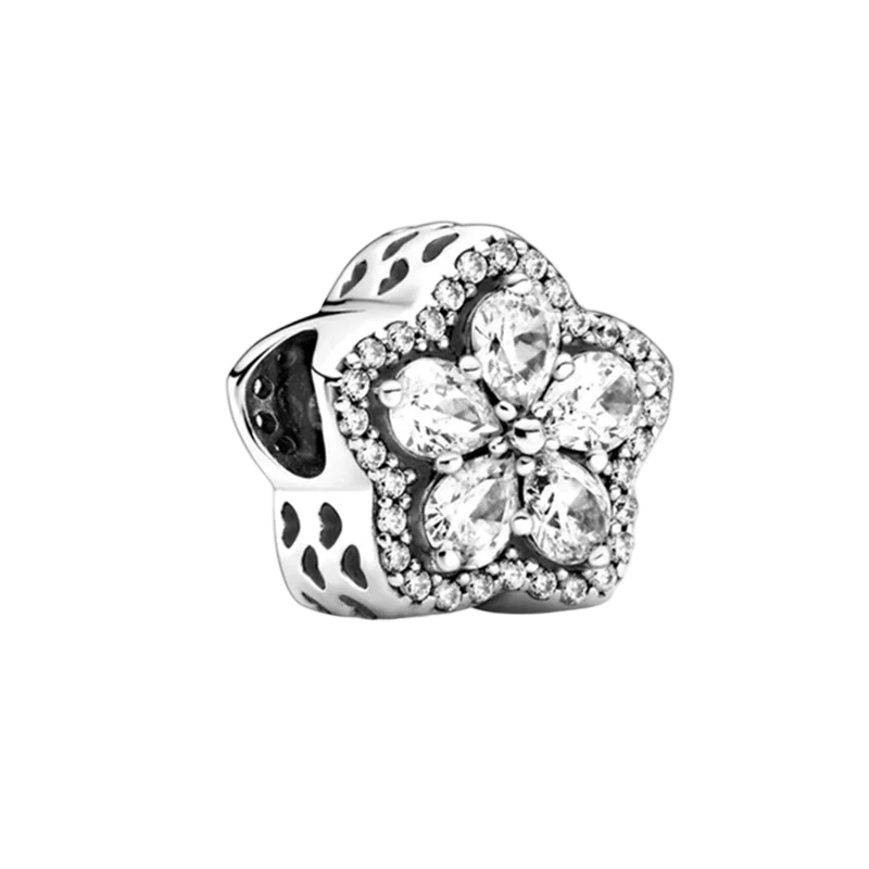 2025New نجوم والقمر خرز تميمة استرخى الأفعى صالح الأوروبي الأصلي الفضة سوار خرز قلادة Diy بها بنفسك مجوهرات النساء هدية