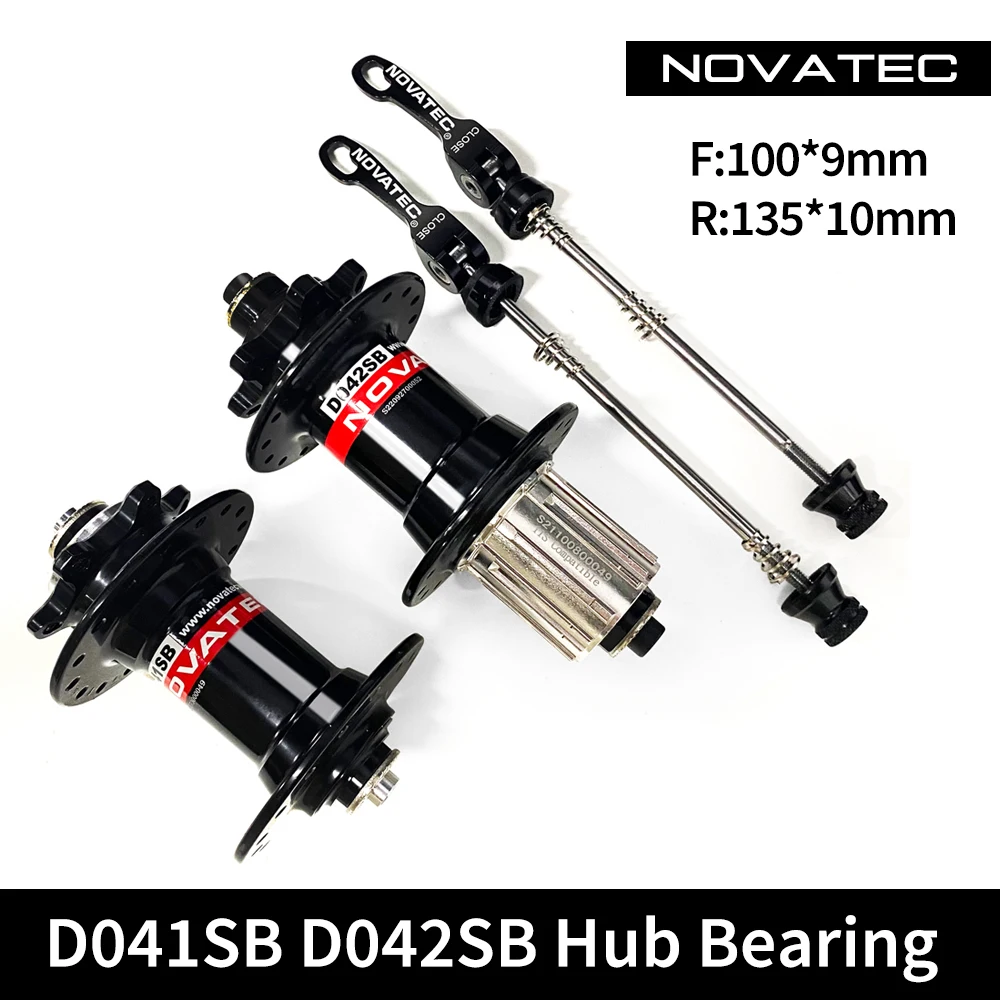 NOVATEC Mountain Bike Hub D041SB D042SB 32 Holes Mtb Bushing for 8/9/10/11 Speed MTB Disc Brake Hub Mtb Hubs 32H