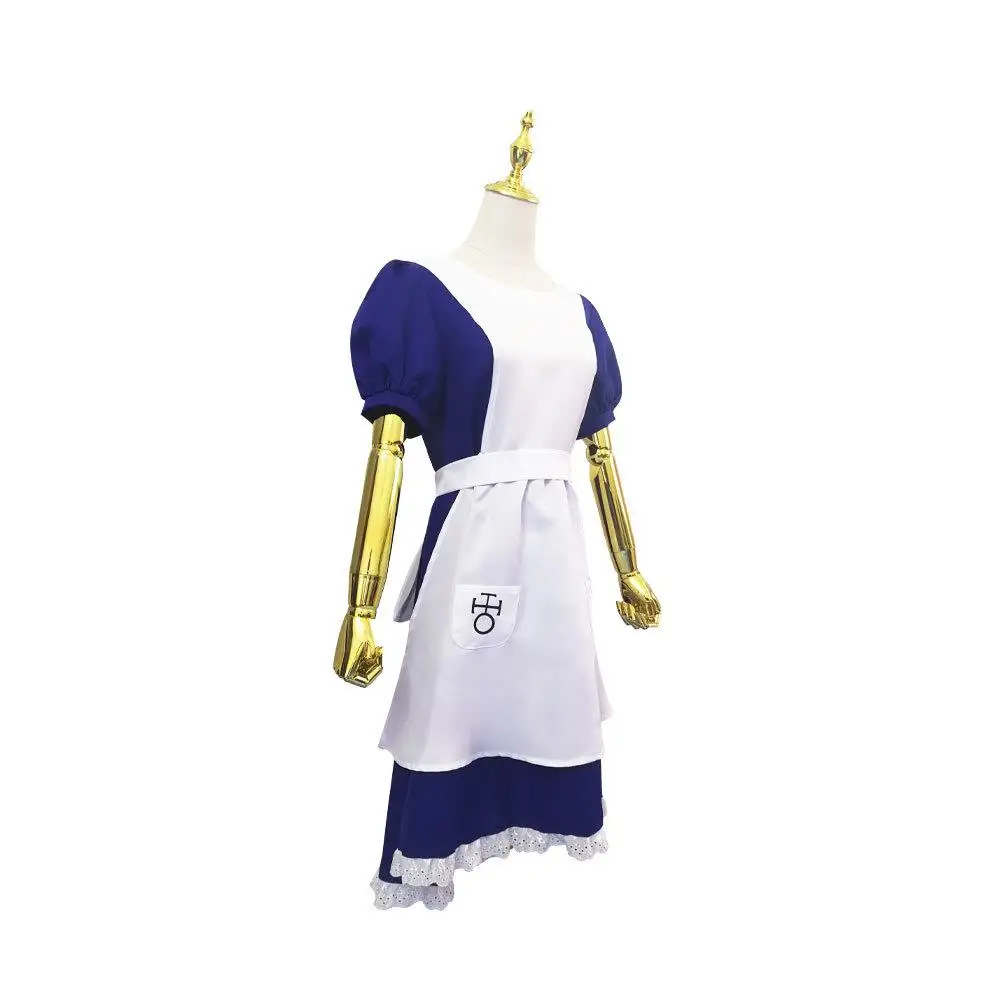 ชุดคอสเพลย์แม่บ้านยอดนิยม ชุดแฟนซีฮาโลวีน ธีมซีรีส์อเมริกัน อลิซในแดนมหัศจรรย์ ชุดผู้หญิงแบบดั้งเดิมของจีน...