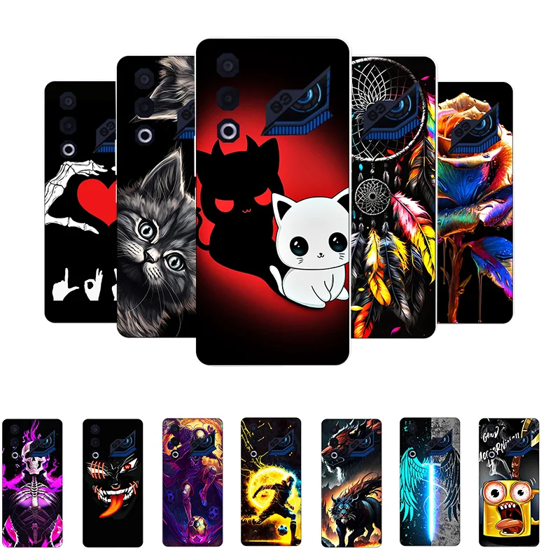 Para ZTE Nubia Neo 3 Funda Nubia Neo 3 GT 5G Funda lindo gato TPU Funda de teléfono suave para Funda Nubia Neo3 GT Neo 3GT Fundas de silicona