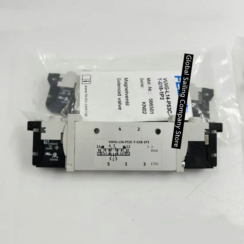 

New Original Solenoid valve VUVG-L14-P53C-T-G18-1P3 VUVG-L14-P53C-T-G18-1H2L-W1 VUVG-L14-P53C-T-G18-1R8L