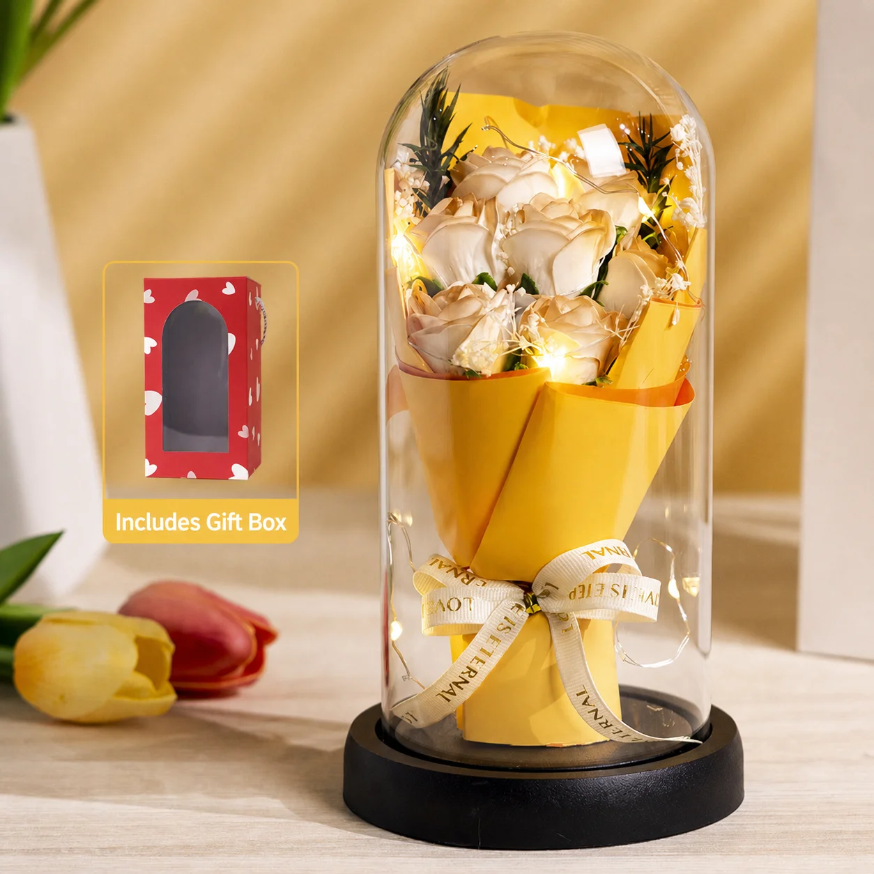 أضواء LED زخرفية على شكل سلسلة - مراجعة Plastic Dome Clear وسعره