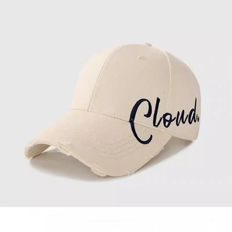 Unisex Korean Style Baseball Cap Wide Brim Summer Hat with Lettering Kpop Inspired Casual Summer Accessory for Men And Women