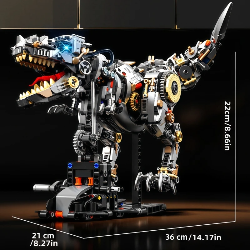 Creative Mechanical Dinosaur Building Blocks Brick Tyrannosaurus