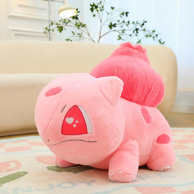 Nuovo stile Pokemon Bulbasaur carino farcito peluche bambola cartone animato regalo di giorno dei bambini regalo di compleanno bambola cuscino decorazione della stanza