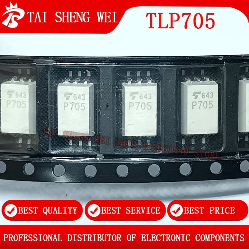 

50pcs TLP705 SOP-6 P705 SOP6 Optocoupler Photoelectric coupling New Original