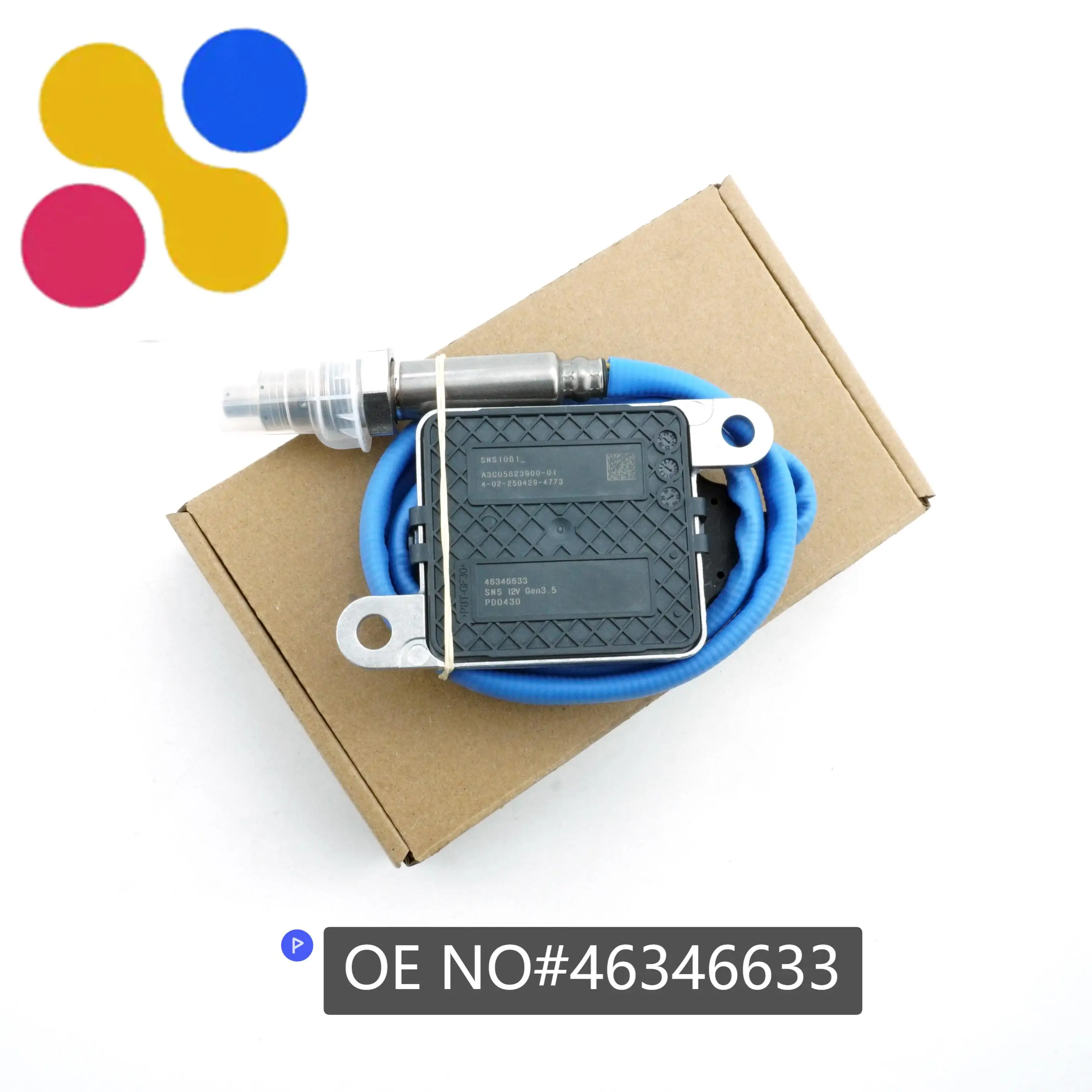 

46346633 SNS1081 Новый датчик оксида азота, высококачественный датчик Nox для Fiat 12 В A3C05823900-01, запасные части для автомобильного зонда
