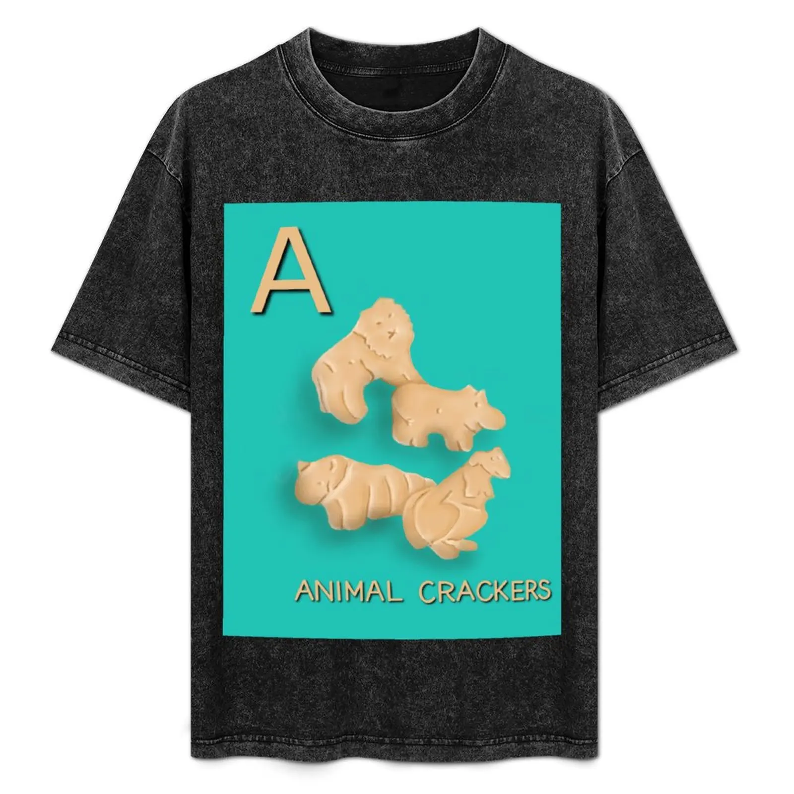 A is for Animal Crackers T-Shirt anime customizeds cotton graphic tees funny t shirts for men