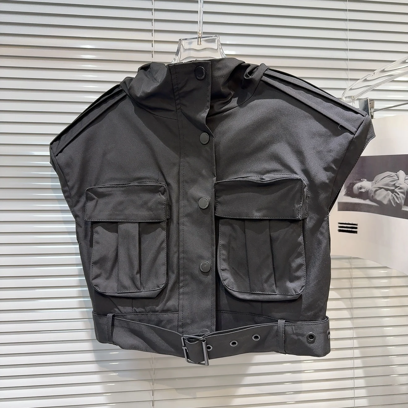 الحلو وبارد العصرية كيت حزام تصميم oulder مبطن هوديي سترة ort سستة لون نقي المرأة Faion الخريف وصول جديد