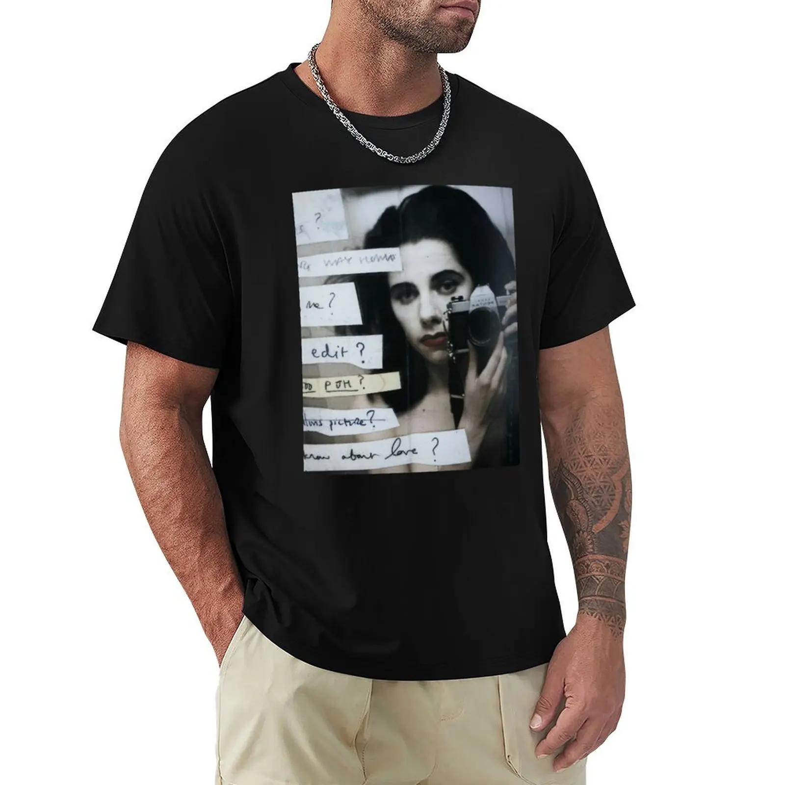 PJ Harvey Self Portrait T-Shirt Casual Daily Wear Short Sleeve Top
