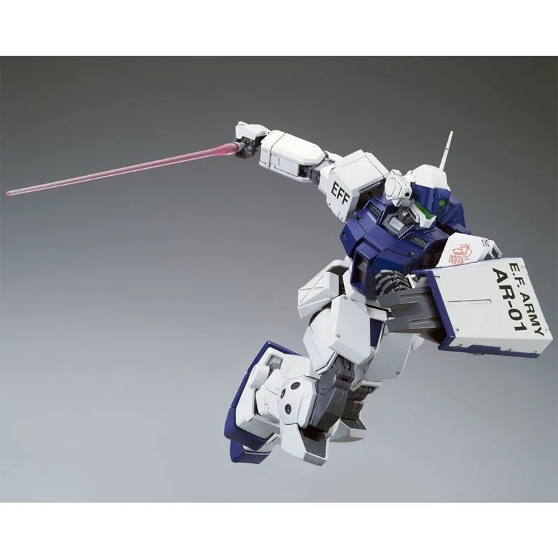 Bandai Genuine MG GM Sniper Ⅱ RGM-79SP 1/100 Anime Action Figure Assembly Model Toys Collectible Model Ornaments Gifts For kids