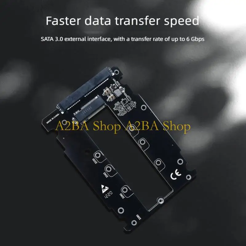 A2BA 6Gbps M.2 B Drive Board to Standard Link for Desktop Storage Work