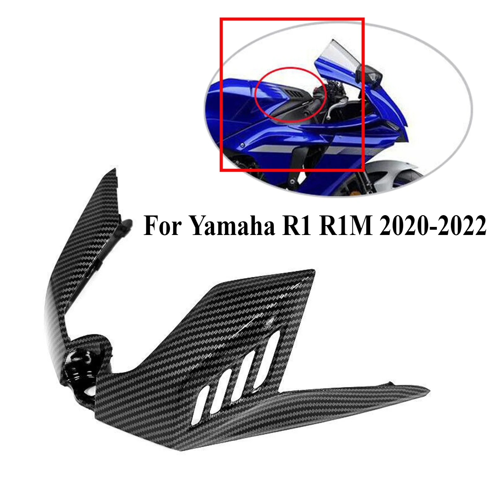 

For Yamaha R1 R1M 2020-2022 Motorcycle Ignition Key Fuel Tank Cap Small Fairing Panel Fit Body Fairing Replacement Accessories