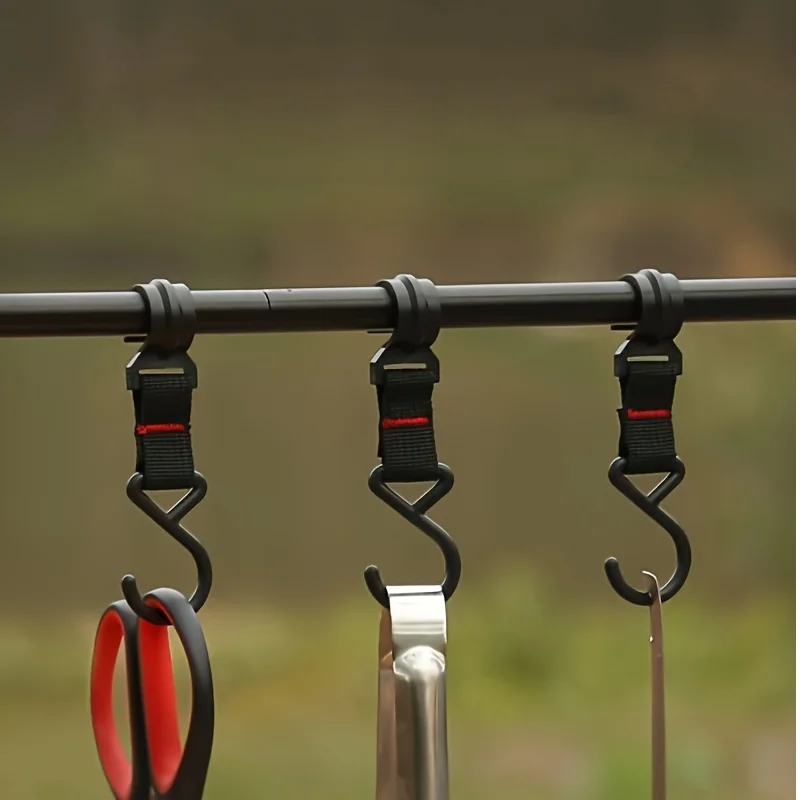 

5 To 10 Detachable Storage Hooks, Outdoor Camping Hooks, Outdoor Camping Hooks