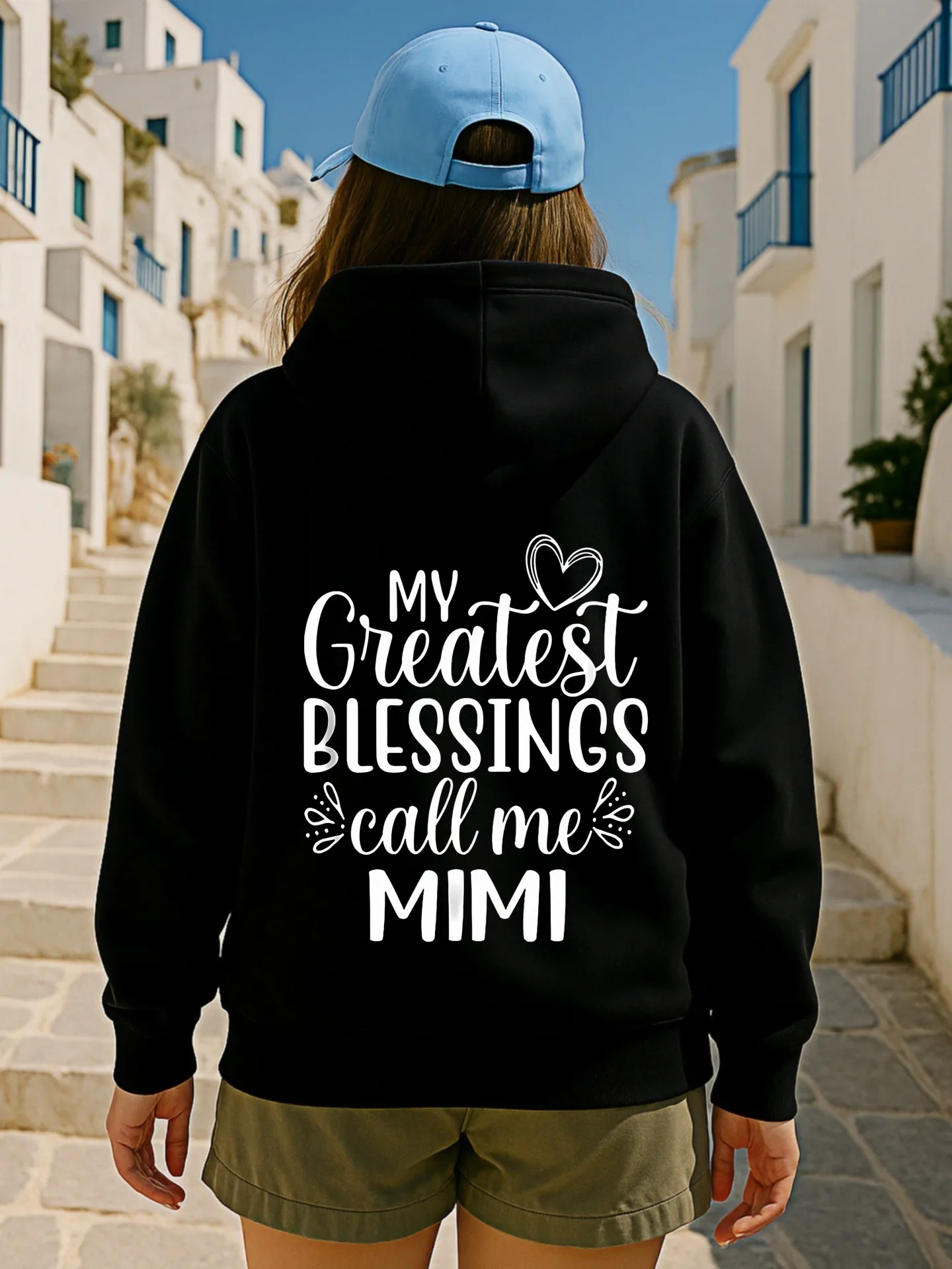 グラフィックパーカー レディース、レタープリント、カジュアルな美的デザイン、フリース、カジュアルな日常着、女性用