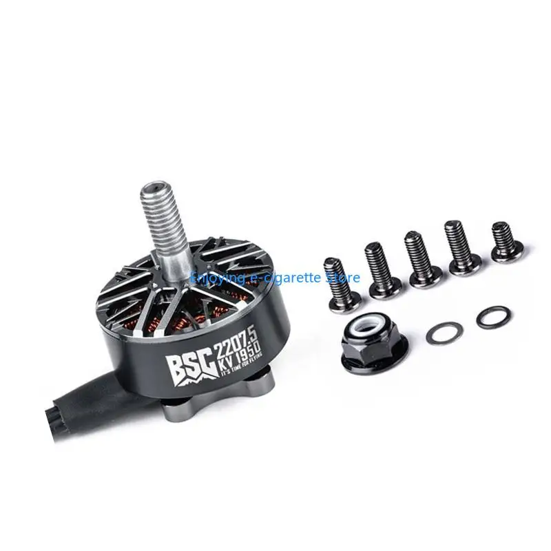 Bürstenloser Metallmotor BSC2207.5 1750KV 1950KV 2100KV Motor für 5-Zoll-FPV-Drohnen-Setup, Gewindewelle für die Installation – Detail 10