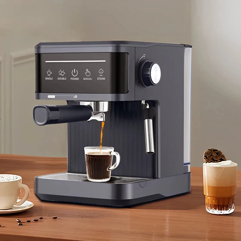 Italian Coffee Machines Professional Espresso Coffee Maker Semi Automatic Latte Cappuccino milk frother Electric espresso maker